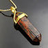 Mahogany Obsidian Gemstone Pendant Necklace